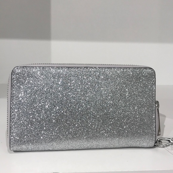 Michael Kors glitter sparkle phone wallet wristlet - Picture 4 of 6